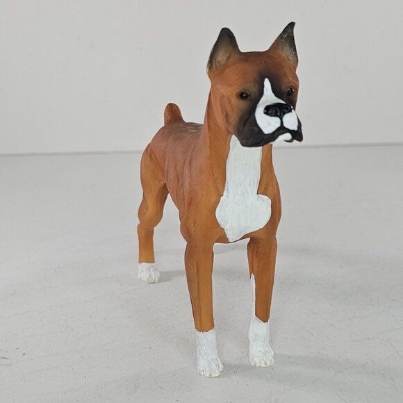 North Light England Boxer Dog Fawn Color Figurine Standing 5.5" *Repaired* - Picture 3 of 8